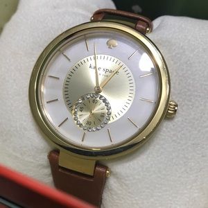 ‼️KATE SPADE Gold/Tan watch⏱‼️ (authentic)
